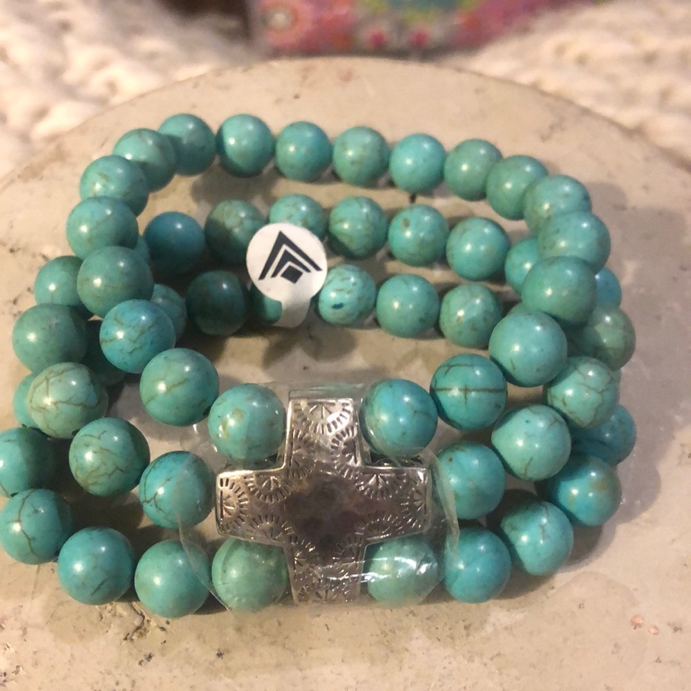 Silpada Reversible Turquoise Bracelet - Picture 1 of 2